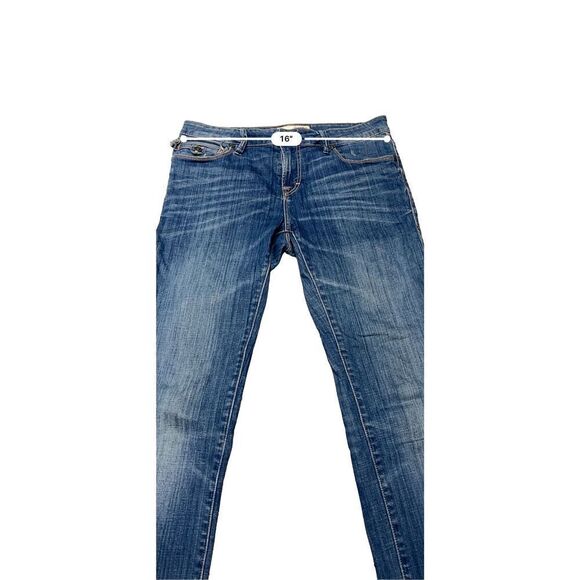 Jimmy Tavernit Men's Blue Straight Leg Denim Jeans Size 30 - Picture 6 of 8